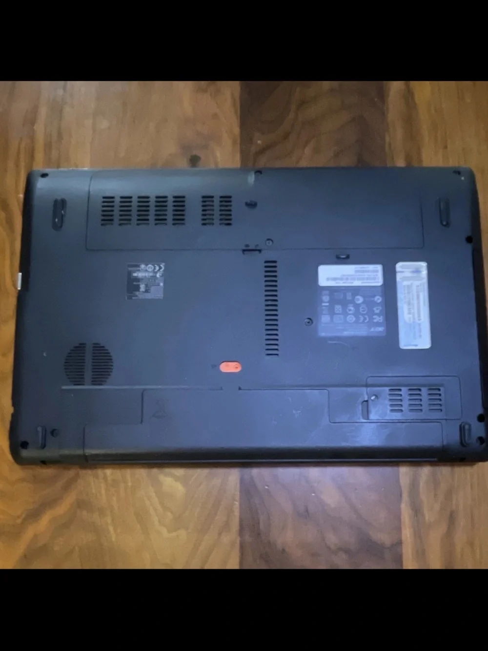 Intel Acer Laptop in Gray and Black with 15-inch Display